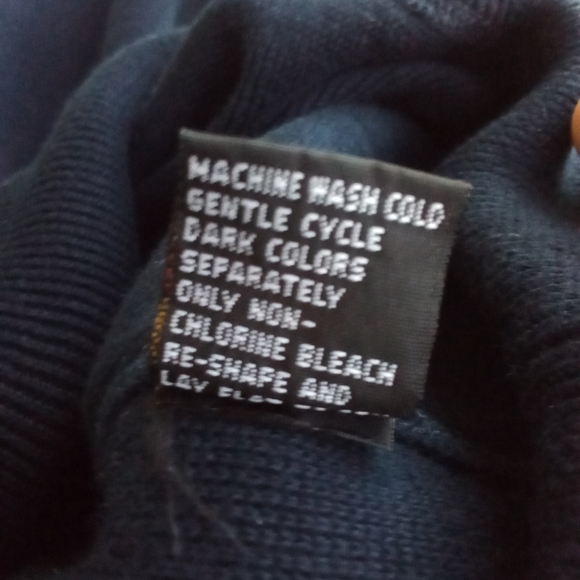 Kids Navy Blue Greg Norman Collection X Medinah Country Club Knit Sweater - Picture 11 of 12